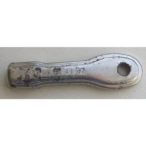 Vintage German Tucher Brau Beer Bottle Opener Church Key Collectible Silver 60's